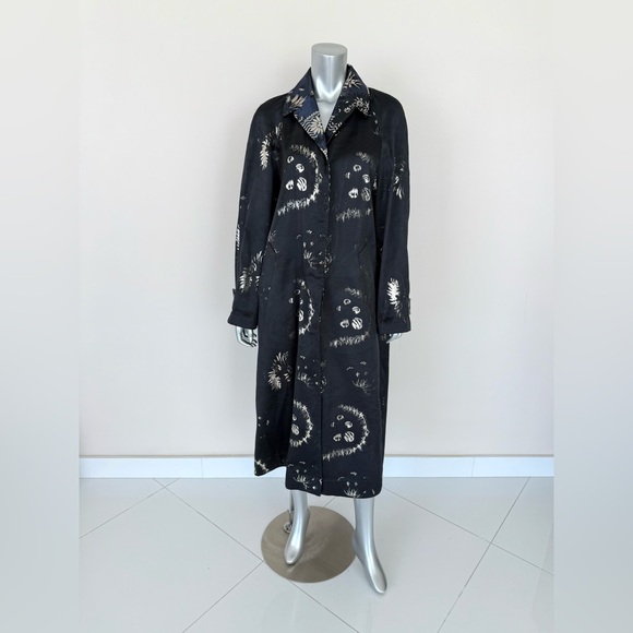 Dries Van Noten silk/wool printercoat size S Authentic Retail 3600$